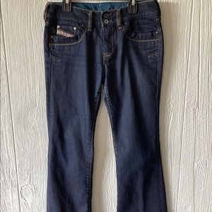 Diesel Industry RONHAR Women’s Size 28 Blue Low-Rise BootCut Denim Jeans🌸🌺